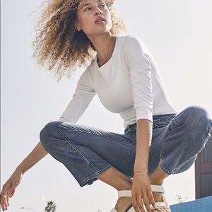 Athleta Sculptek Crop Kick Jeans